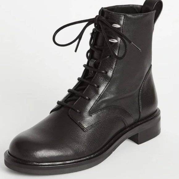 Rag & Bone Leather Lace up boots NIB 7.5 - Picture 2 of 5